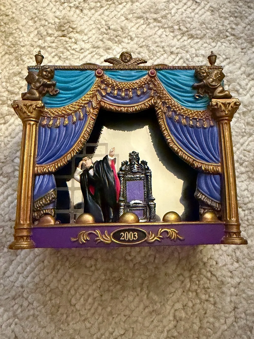 The Phantom of the Opera Ornament 2003 Carlton Cards